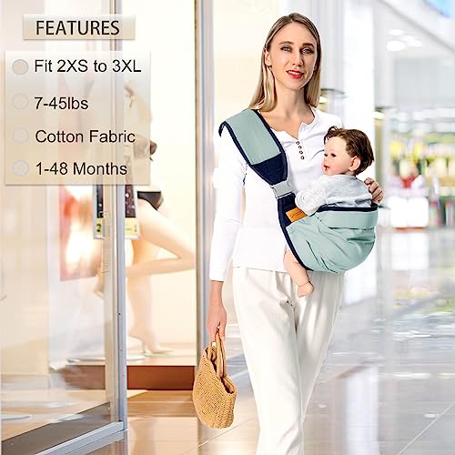 Shiaon Baby Sling Carrier Newborn To Toddler thumb #3