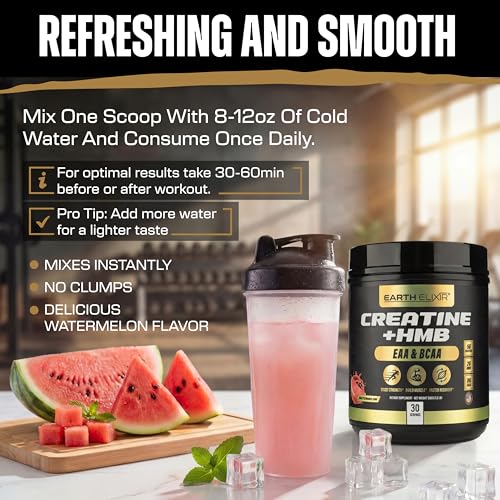 Earth Elixir Creatine HMB EAA Powder