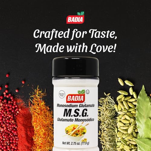 Badia MSG Seasoning, 2.75 oz - Monosodium Glutamate, Flavor Enhancer for Beef, Poultry, Stir-Fries, Vegetables - Thumbnail 2