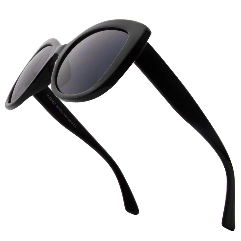 VITENZIVITENZI Womens Sunglasses Trendy and Cool Retro Sun Glasses Vintage Cute Fashion Oversized Butterfly Shades Barletta