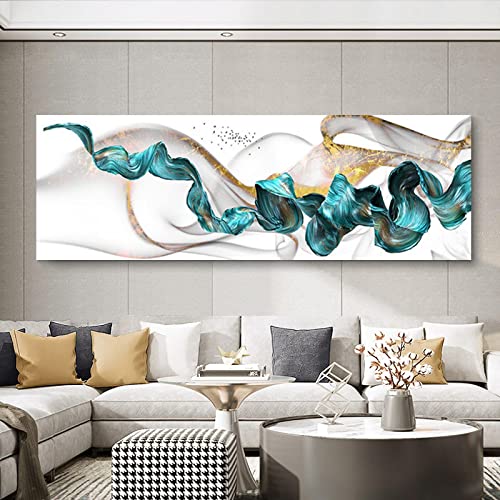 Impression toile dsdsgog motifs abstraits dorés et verts