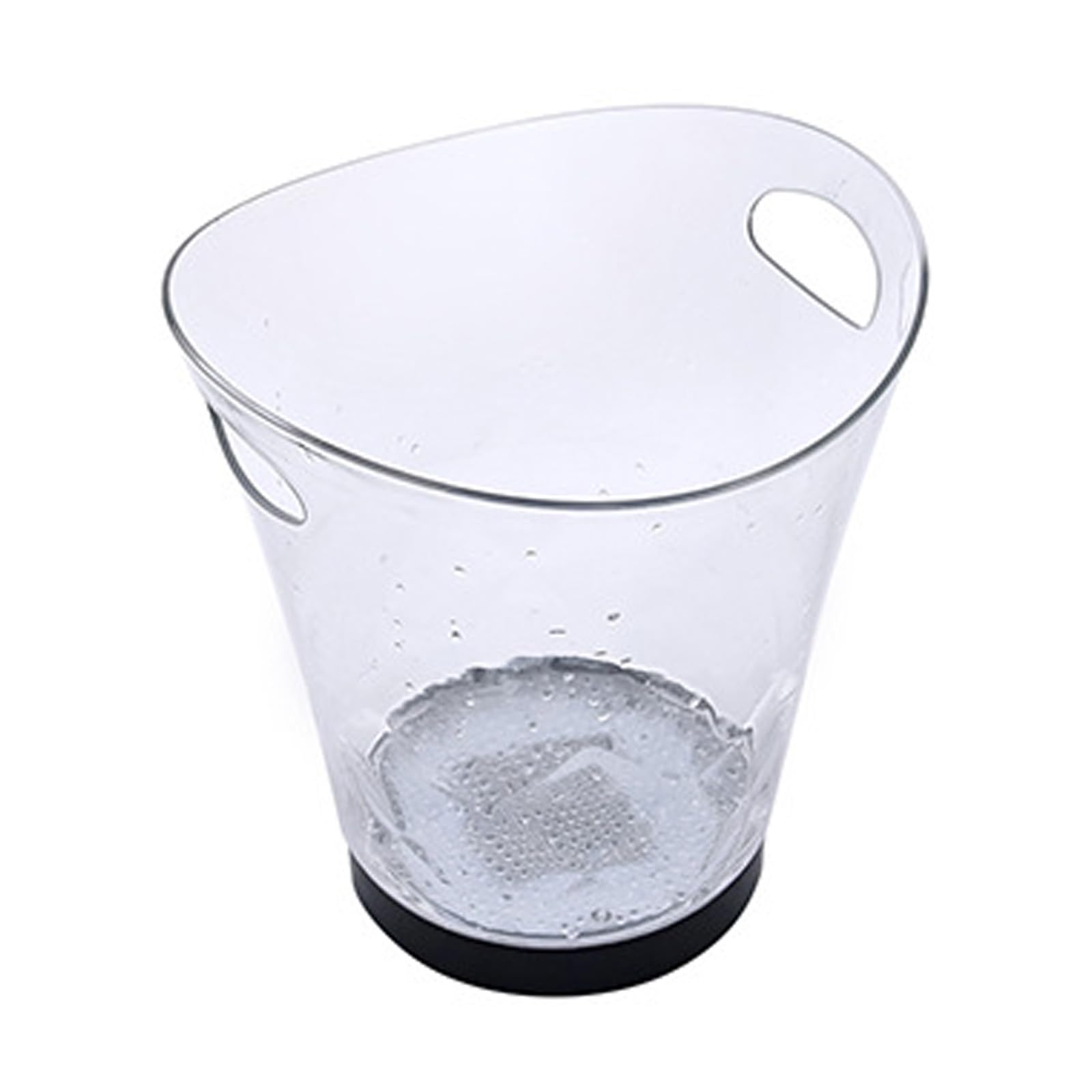 Cubos de hielo con luz LED de 5 litros para mantener bebidas frías en barras de bar