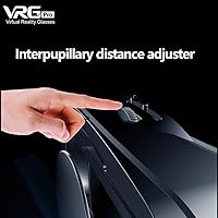 Vista 5 de 5 ~ 7 pulgadas VRG Pro 3D VR Gafas de realidad virtual pantalla completa Visual Gran Angular VR Gafas Caja para 5 a 7 pulgadas Smartphone Gafas