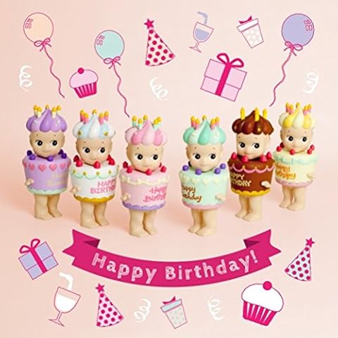 Sonny Angel Happy Birthday Series Baby Figurine, Multicolored Cover