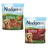 Nudges Chicken Bacon Sizzlers Dog Treats (2 Flavor GRILLERS Bundle (32 oz.))