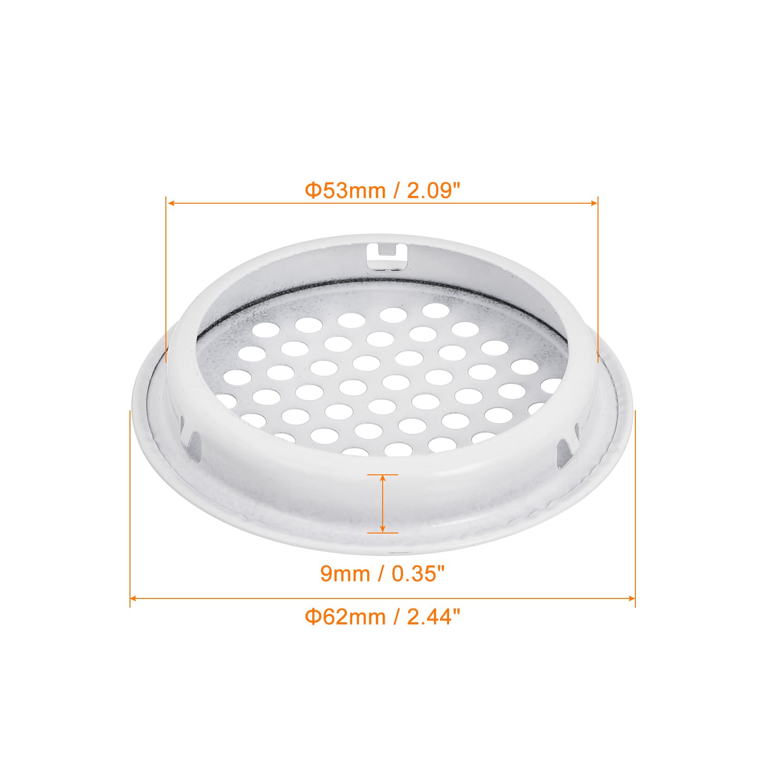 uxcell 53mm(2-1/8") Circular Soffit Vent - Image 2