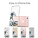Unov Case Compaitble with iPhone 6s iPhone 6 Case Clear with Design Embossed Pattern Soft TPU Bumper Shock Absorption Slim Protective 4.7 inch (Great Wave)