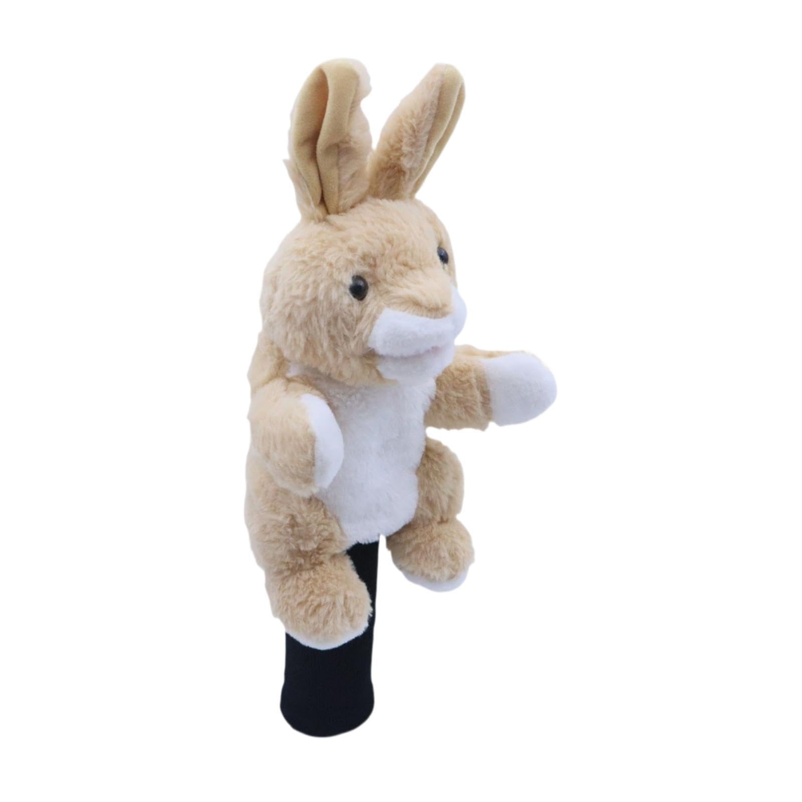Ronyme Golf Club Driver Head Cover Guard Cartoon Universal Lovely Golf Equipment Scratch Resistant Sleeve Golf Shaft Protector, Rabbit