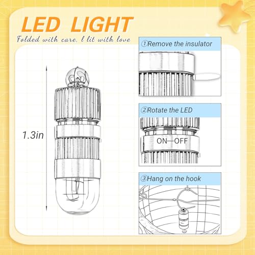 Image of Chinese Paper Lanterns - Pack of 10, 10-Inch Yellow /Orange Hanging Lights for Birthday Party Decorations, Ceiling Decor, Rainbow Classroom, Wedding, and Home Party