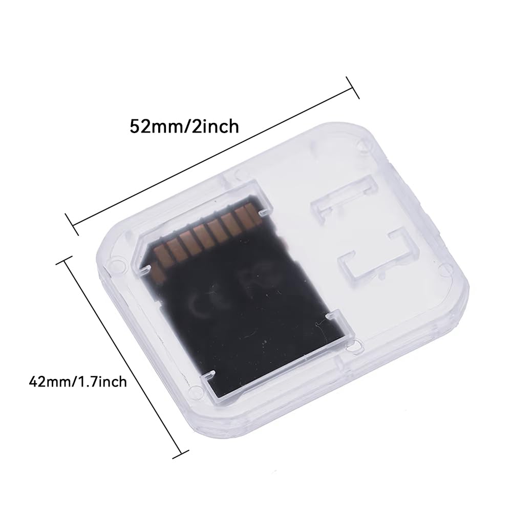15 custodie per schede SD, in plastica trasparente, compatibili con scheda SD SDHC SDXC Micro SD T-Flash