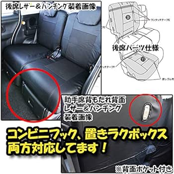 クルテクです。ダイハツ ムーヴ シートカバー(撥水加工/ネイビー/１台分) クルテクです。ダイハツ ムーヴ シートカバー(撥水加工/ネイビー