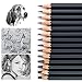Produktbild Skizze Bleistift Set, Graphit-Bleistifte 14st Zeichenstifte Skizze Bleistifte professionelle Malstifte Zeichenwerkzeug 6H-12B Kohlestifte für Skizzen Zeichnen Grafitti Zeichnung
