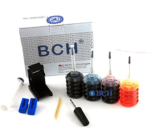 Bch Refill Ink Kit For Cartridges Pg-243 Cl-244 Pg-245 Cl-246 Pg-210 Cl-211 Inkjet Printer Cartridges - First-Timer Kit All 4 Colors - Ez30-Kcmy-S #TOP1