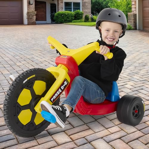 Image of Schylling Big Wheel Chopper - BWCHP - Low-Riding Tricycle with Adjustable Seat for Growing Child up to 70 lbs. - Original Classic Bike - Ages 3 and Up