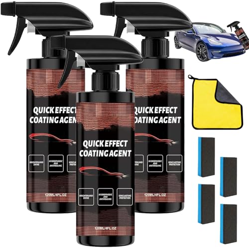 Spray para Coche 3 en 1 Efecto Rápido 120ML 3 Pcs