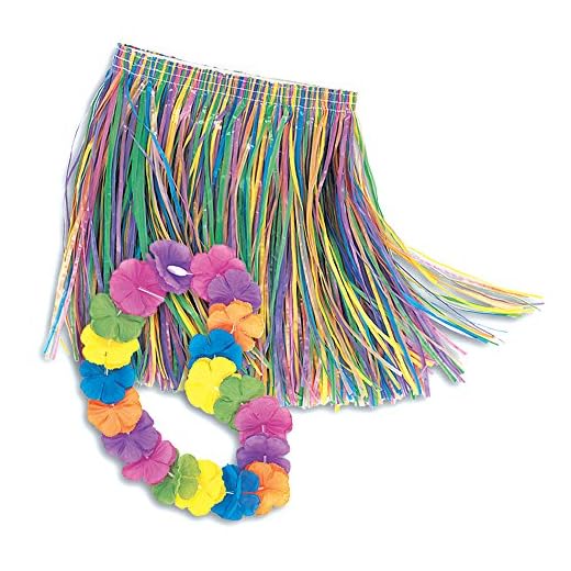 Unique Party - Conjunto de Falda y Leí Hula para Niños (19221)