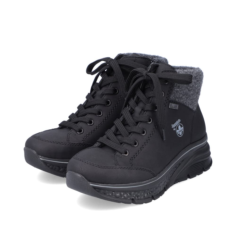 Rieker Damen Schnürstiefeletten 48043, Frauen Stiefeletten,riekerTEX