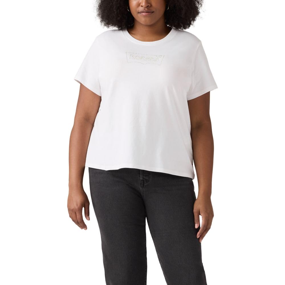 Levis Womens Perfect Crewneck Tee Shirt Also Available in Plus