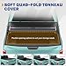 Soft Quad-Fold Truck Bed Tonneau Cover Fit for Chevy Silverado/GMC Sierra 2500 3500 HD 2020 2021 2022 2023 2024 2025, with 6.9 ft Bed Without Multi-Flex Tailgate