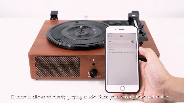 Amazon.com: Vinyl Record Player Bluetooth Vintage 3-Speed Portable