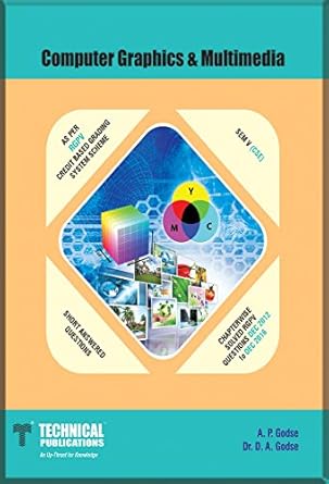 Computer Graphics and Multimedia for RGPV (SEM-V CES COURSE-2017 ...