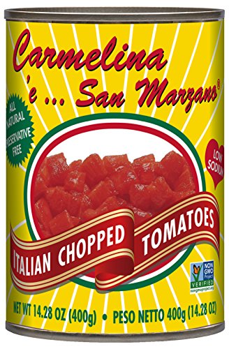 Carmelina 'e... San Marzano Italian Chopped Tomatoes in Puree, 14.28 ounce (Pack of 12)