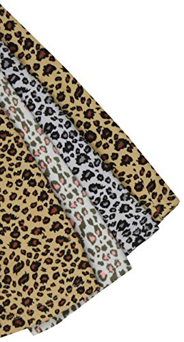 Image of ToBeInStyle Girl's 4 Pack Solid Color Lounging Casual Capri Pants Relaxed Fit