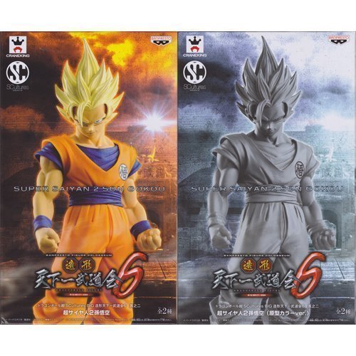 Banpresto DragonBall Z Budokai SCultures Big 6 Super Saiyan 2 Son Goku 2 pack full set