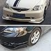 GRAND ORANGE 2PCS Universal Surface Front Bumper Lip Splitters Diffuser Winglets for Auto Car Universal Car Bumper Splitter Spoiler