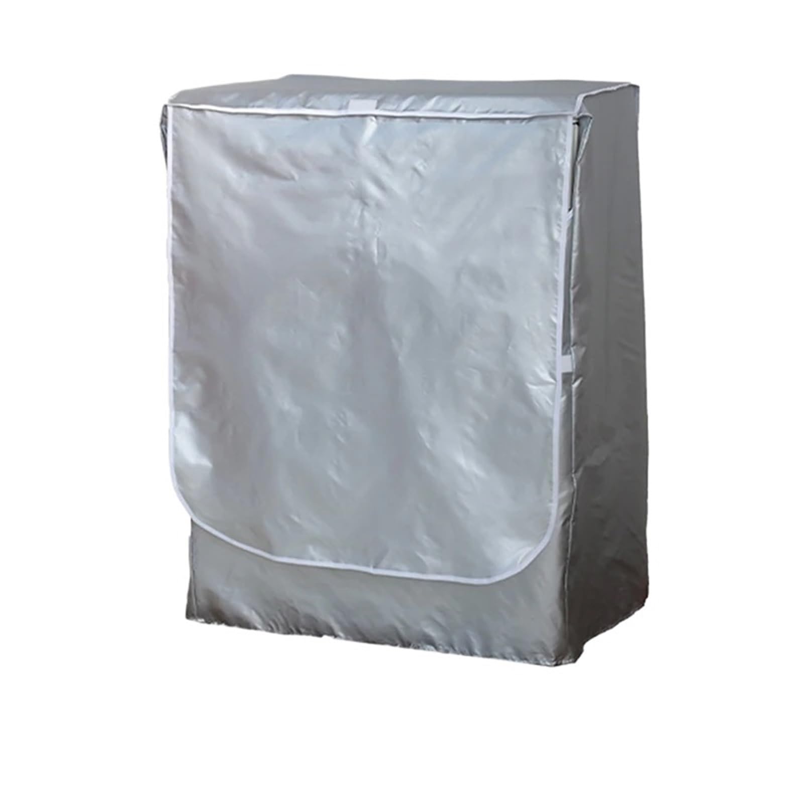 Housse en Oxford pour Lave-Linge, Housse de Machine à Laver 2 pièces argentée Plusieurs Tailles. Polyester.ou(M - 60x60x88cm)