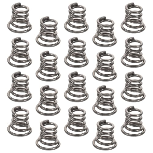 PAMINGONO Kit de 20 Resortes para Grabadora de Casete, Resorte del Cabezal del Casete de Acero, Piezas de Reparación de Reproductor de Audio, Compatible Dispositivos de Grabación