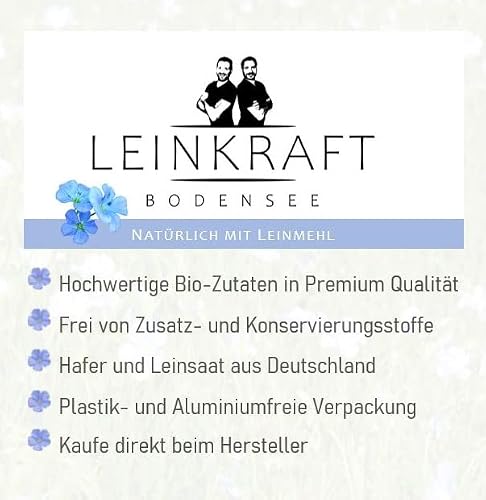 Foto von 4 kg BIOLAND Leinsamenmehl GOLD | aus 100% deutscher, goldener Leinsaat | Goldleinmehl frisch gemahlen. Vegan. Low Carb & Keto geeignet. Protein- & Ballaststoffreich. Regional.