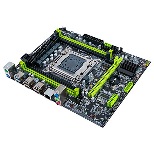 Tablero de reemplazo de computadora Aptos For La Placa Base De Escritorio X79 Fit For ALZENIT Conjunto X79M-CE5 M.2 MATX Con Intel Xeon E5-2640 2,5 GHz CPU 4 * 4 GB (16 GB) DDR3 1600MHz ECC / REG RAM