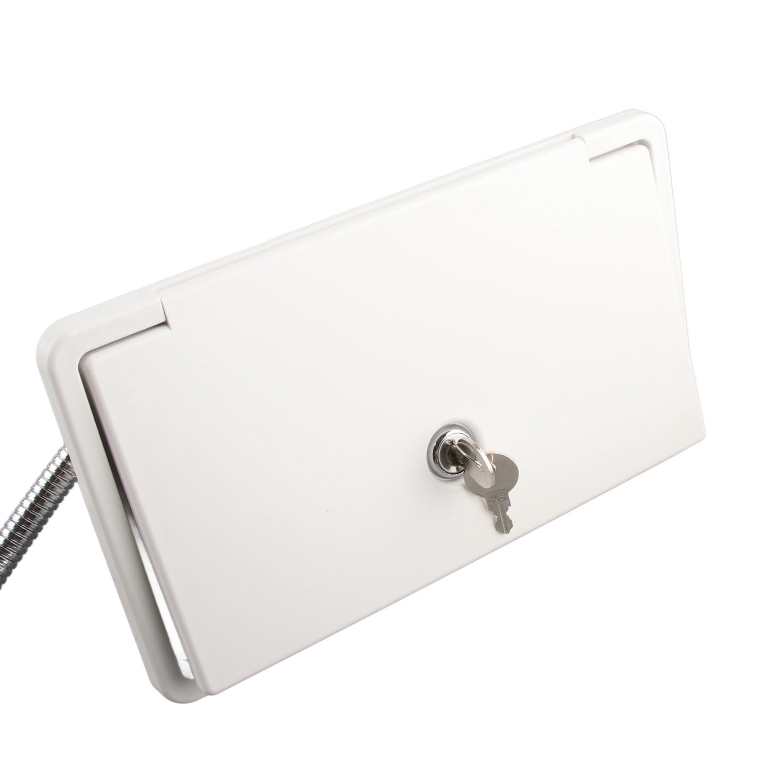 Aramox Juego de ducha exterior para caravana, remolque, caja de ducha exterior, manguera de metal de 1,5 m, caja de pulverización para lavado exterior, color con tubos de metal
