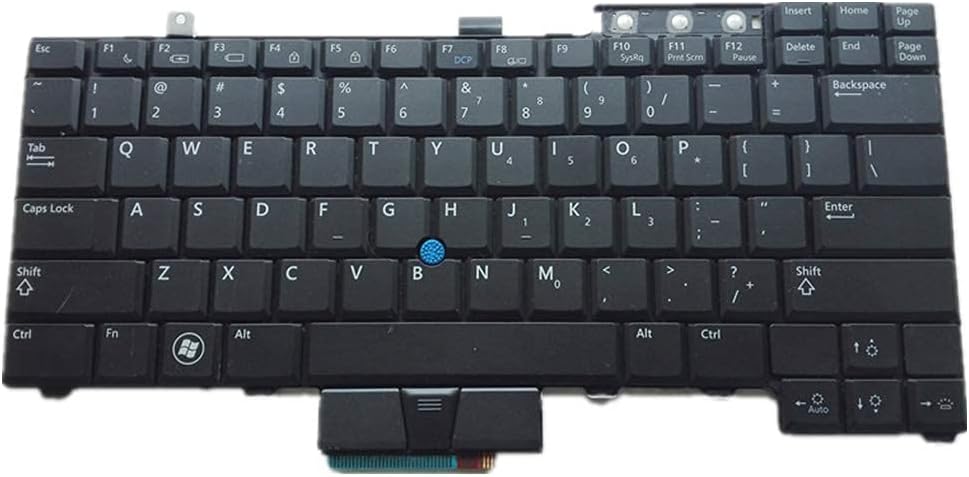 Laptop Keyboard Compatible with DELL Latitude E6400 E6400 ATG E6400 XFR E6410 E6410 ATG E6420 E6420 ATG E6420 XFR E6430 E6430 ATG E6430s E6440 US English Edition Colour Black.