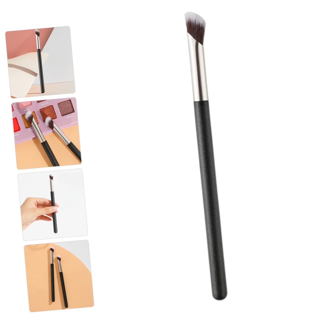 VINTORKY 5pcs Makeup Brushes Eye Concealer Brush under Eye Angled Makeup Blender Professional Set for Women