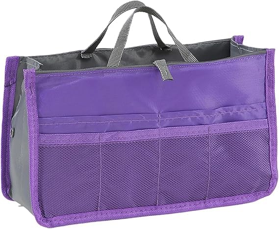 Foldable Purse Organizer Insert for Handbags Bag Organizers Inside Tote | Purse Handbag for Handbags Bag Organizers Inside Tote Pocketbook Women Nurse