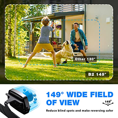 Zeroxclub Hd Car Backup Camera 6 Auto Led Lights Night Vision, Ip69 Waterproof Wired License Plate Rear View Camera 149° Wide View Reversing Camera For Car Pickup Truck Suv-B2 #TOP4