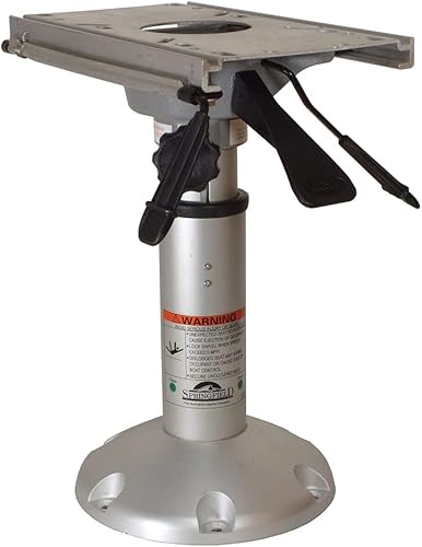 Springfield Marine 1250150-L1 Mainstay - Pedestal regular de 2-38 pulgadas, impulsado por aire, 14.5"-20.5", deslizante y giratorio