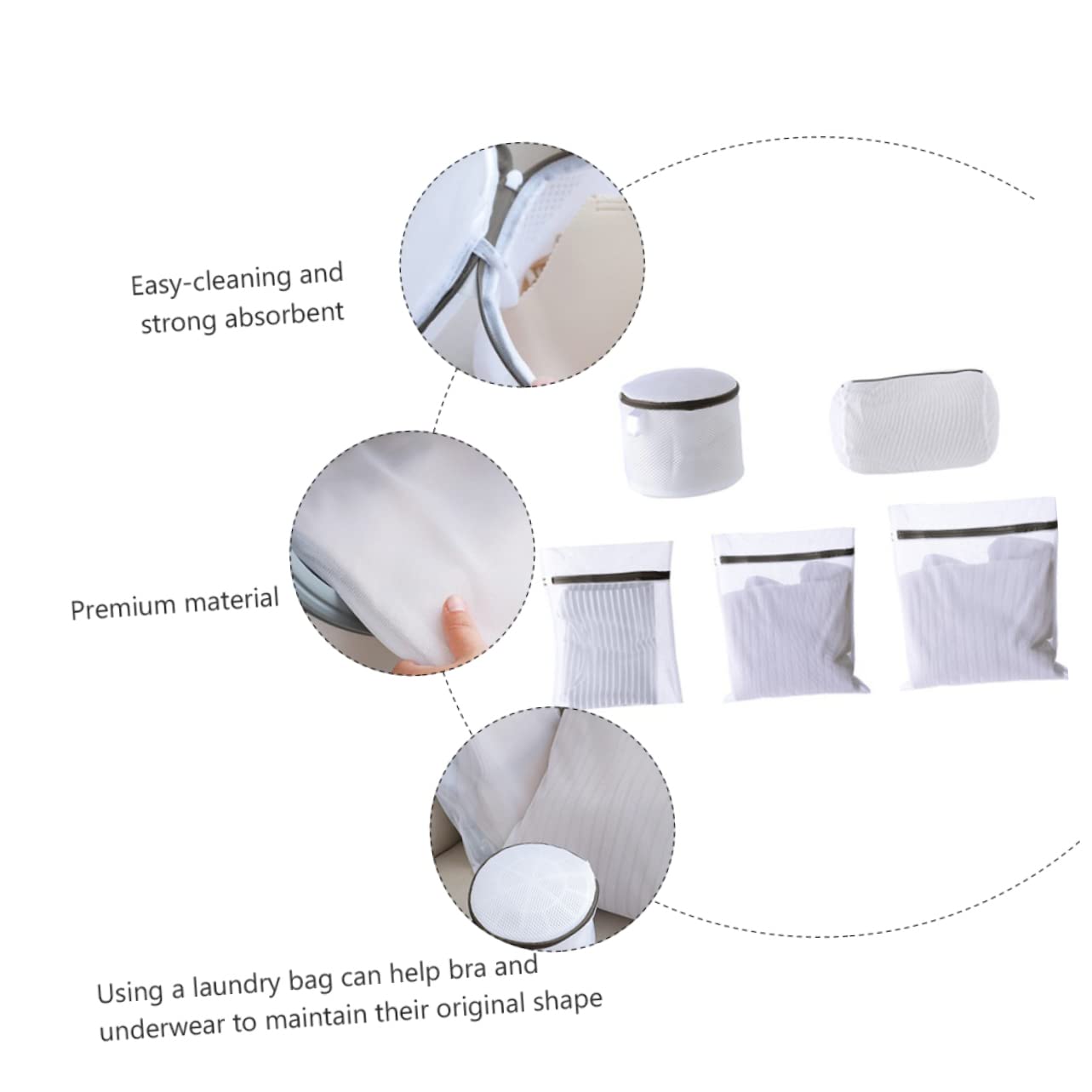 MAGICLULU 10piezas Bolsa De Lavado De Lencería De Para Lavadora Bolsa De Lavado Para Sujetadores y Ropa Interior