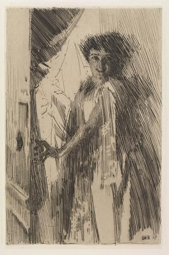 Affiche Rosita Mauri impression d'art Anders Leonard Zorn, décoration murale en toile 60x90