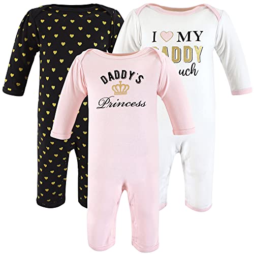 Image of Hudson Baby baby-girls Cotton Coveralls