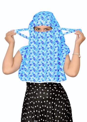 Image of Scarf Face Cover Mask Head Bandana Hijab Scarf Dupatta Stole Cotton Printed For Girls and Women