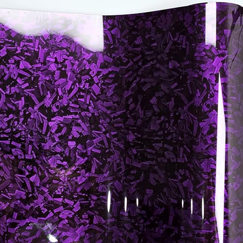 Image of LZLRUN Gloss Purple Forged Carbon Fiber Car Vinyl Wrap Film 5ft x 10ft | Gloss forged carbon fiber texture, With install tools, Air release, DIY Decal Car Auto Vehicle Morotcycle Self Adhesive