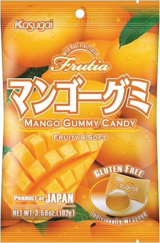 KASUGAI Chicle de fruta con sabor a mango - 1 x 102 g