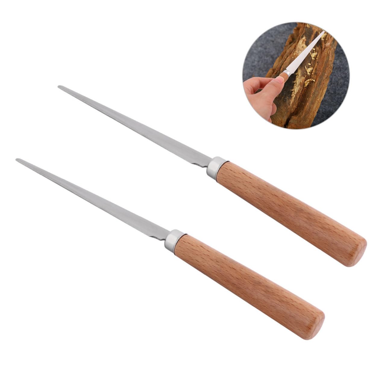 HOMSFOU 10 Piezas Herramientas de Esculpido Arcilla con Mango de Madera para Modelado de Arcilla Polimérica Herramientas de Bricolaje y Cómodas