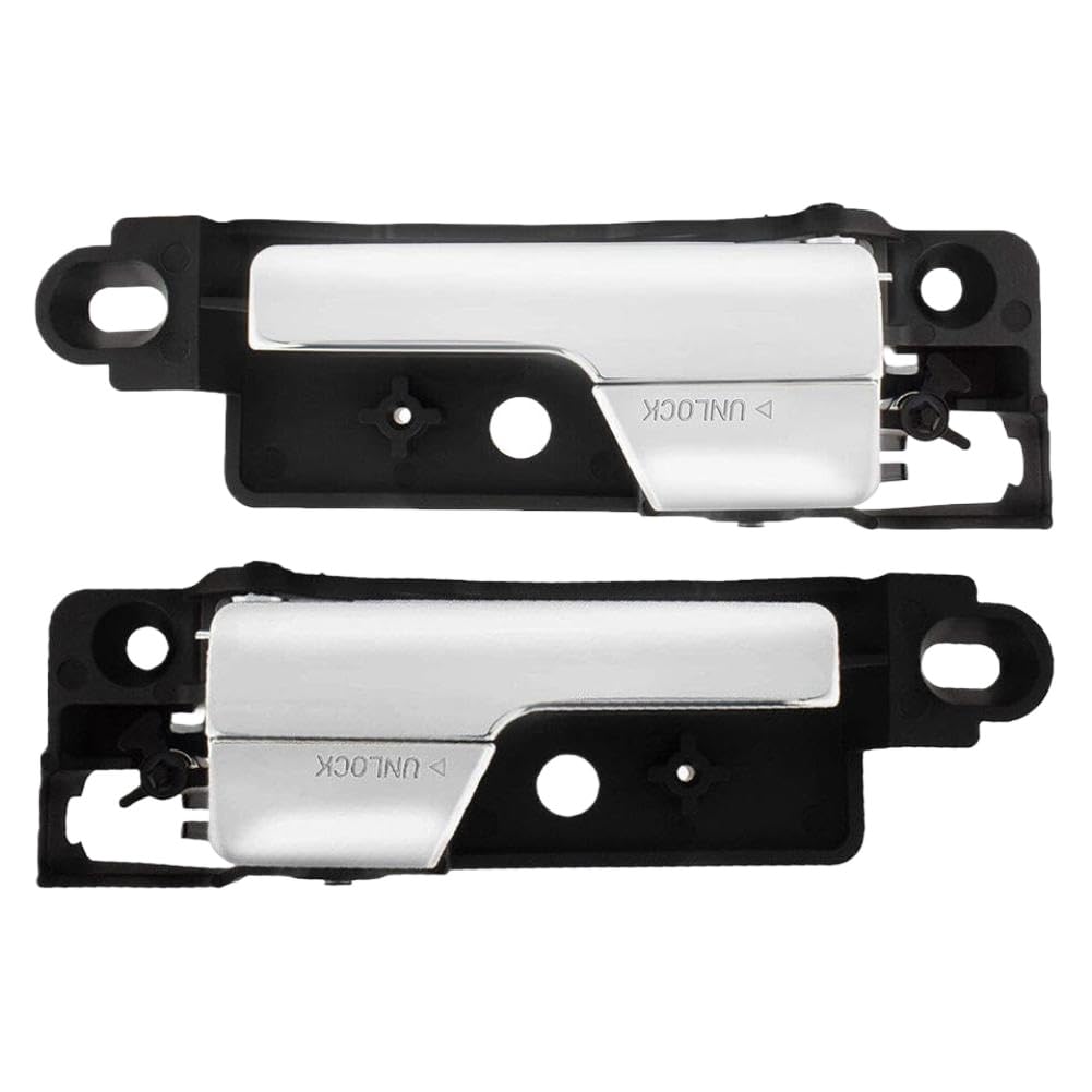 Hscjmeht Black Interior Door Handle Compatible With Fusion 2006 2007 2008 2009 2010 2011 2012 And Mkz Rear Left Right Inside(Black)
