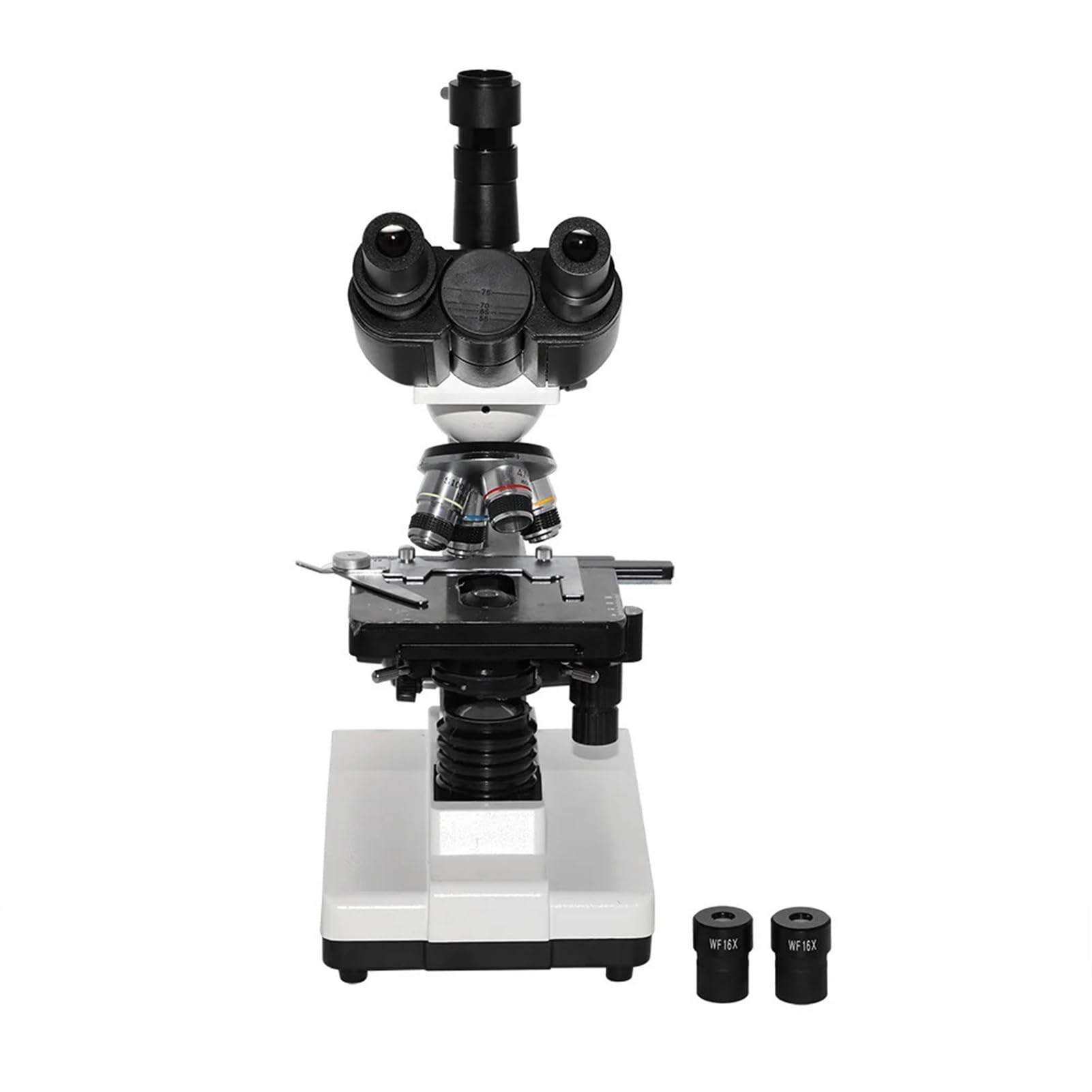 Mikroskop Biologiczny Trinoculare 40X-1600X Con Display Lcd Da 9''E Fotokamera Cyfrowa 12 Mp Dla Studentów.
