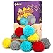 Chiwava 24 pièces 1,8 Pouces cataire Fourrure Chat Jouets Balle balles Douces Pom Pom Chaton Chase Jeu Silencieux Couleur Assortie