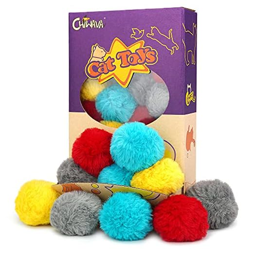 Kattenspeelgoed met kattenkruid, bekijk onze Top 20 van 2023 19 Chiwava 24 STUKS 1.8" Kattenkruid Harige Katten speeltjes Bal Zachte Pom Pom Ballen Katje achtervolging Rustig spelen Geassorteerde kleur